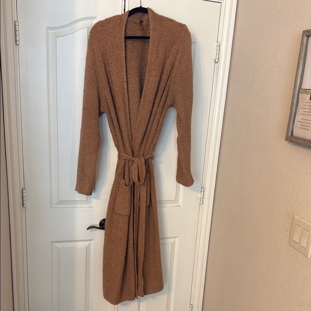 SKIMS Brown Plush Robe Intimates & Sleepwear